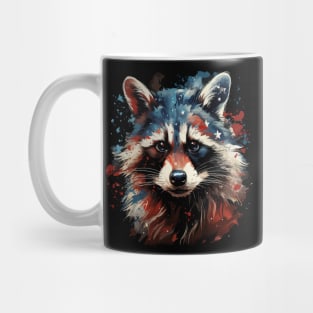 Patriotic Raccoon Mug